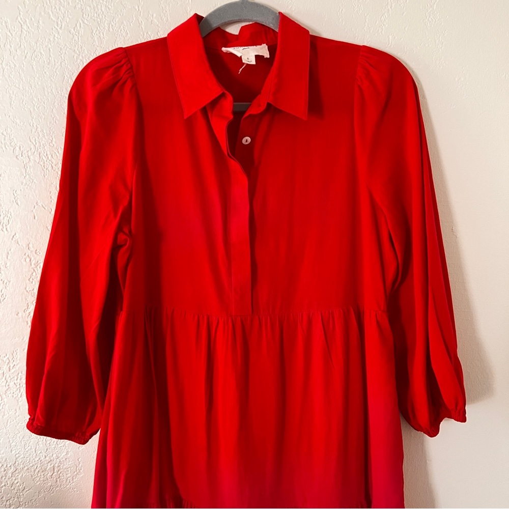 Pomander Place Mabel Red Tiered Maxi Dress - Picture 7 of 9